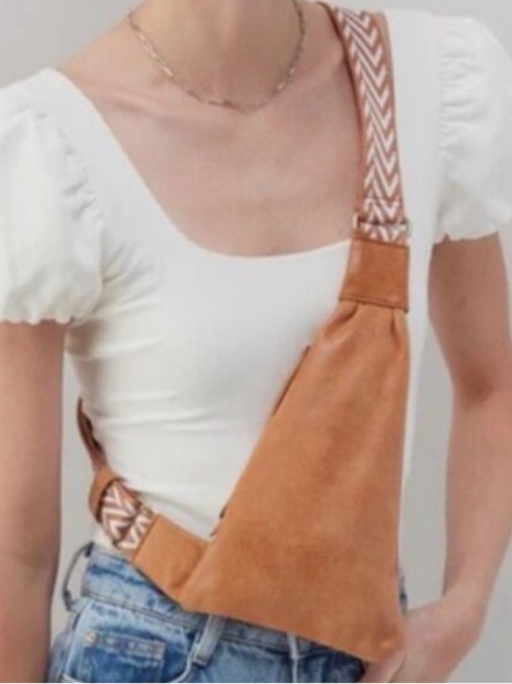 Hobo Leather sling bag purse, Bodhi whiskey with  dustbag NWT